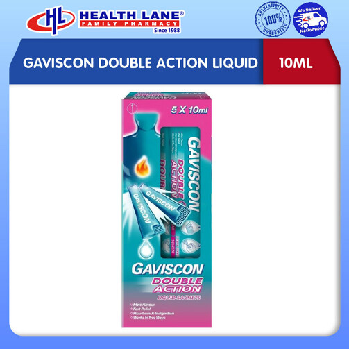 GAVISCON DOUBLE ACTION LIQUID (10ML)